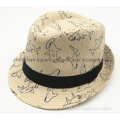 Детская печатная шляпа соломенная шляпа пляжная шляпа
